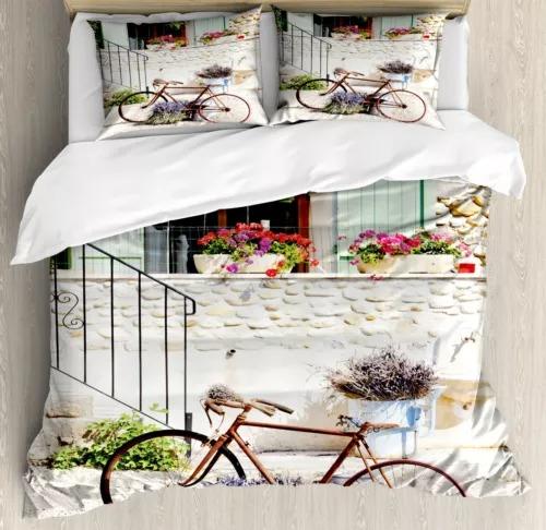

Flower Bicycle Soft Duvet Cover Beding Decoration Gift First Choice Suitable for Children Young Boys Young Girls plus Adult Peoples Soft plus 120*200cm Single