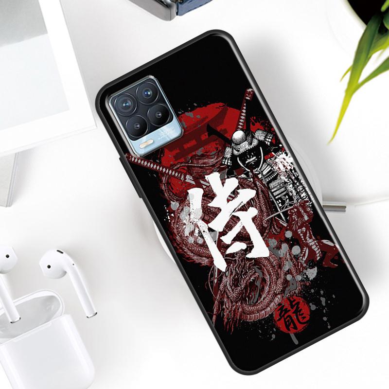 

Samurai Japan Art Case For Realme 15 11 12 13 14 Pro Plus C53 C55 C51 C25 C63 C61 C65 C67 C71 C75 GT6 GT7 Pro Realme GT7 Pro
