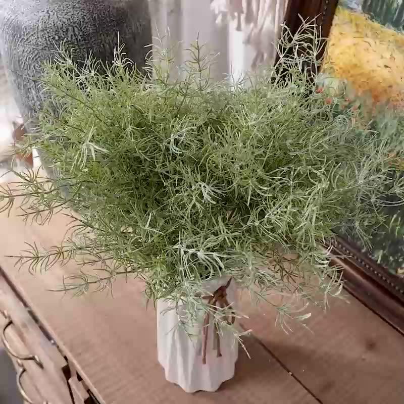 1/6 Bundles Vase Filler Christmas PVC Bohemian Artificial Pampas Grass Bouquet Elegant Floral Arrangement Weddings