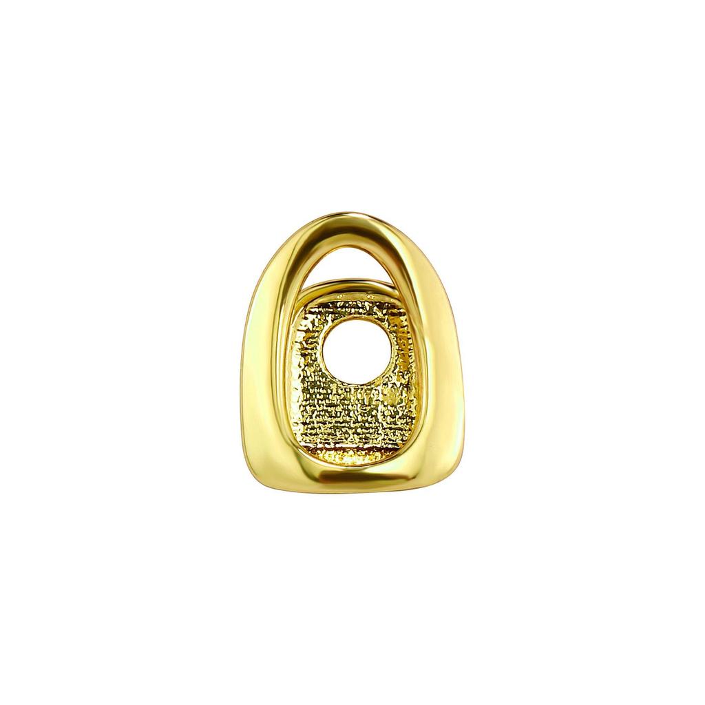 Exaggerated Gold-plated Hollow Tooth Cap: Trendsetting Hip-Hop Grillz Accessory