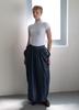 Yansisi Voluminous Maxi Skirt - Denim