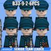 WW2 Military Navy Soldier Figures Building Blocks Leader Army Warrior Boat Commander Artillery Accessories Gun Bricks Toys Gifts