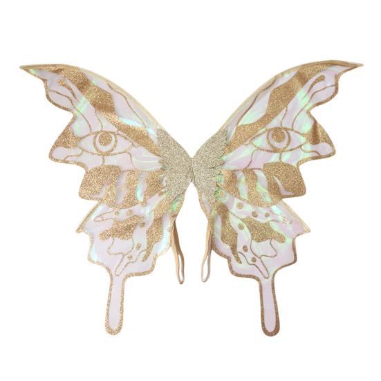Fairy Wings for Adult Women Shiny Butterfly Cosplay Costume Organza Elf Angel Wing for Halloween Party Accessory