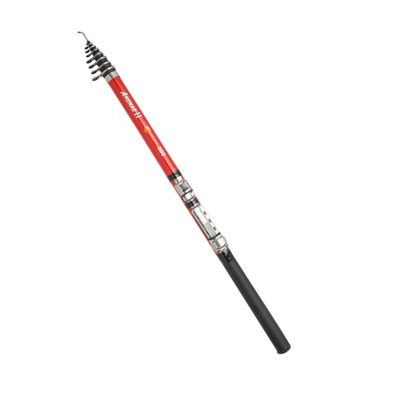 Six-Color Fishing Rod Combo: Super Hard, Long Cast Sea Rod with Metal Reel for Big Fish.