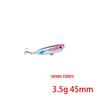 Zig-Zag Surface Popper Minnow Lure 3.5g 4.5cm for Bass Fishing