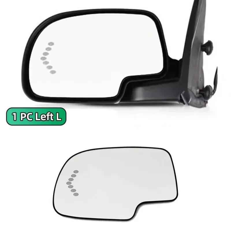 Door Wing Rearview Mirror Glass Side Mirror Lens Heated Glass For Chevy Chevrolet Avalanche Silverado Suburban Tahoe 1500 3500