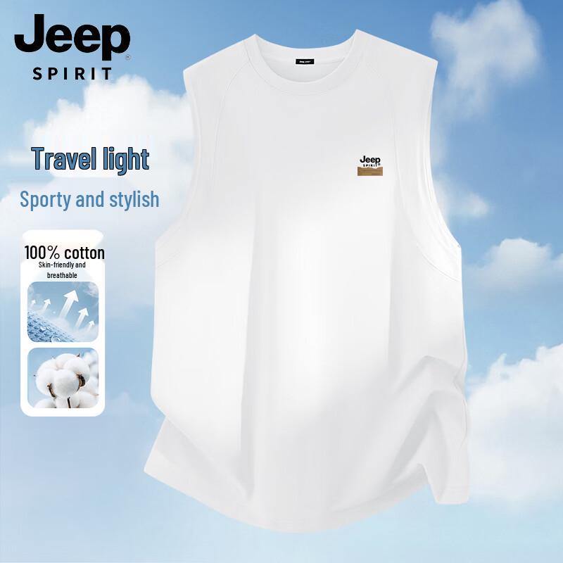 

Мужская хлопковая майка JEEP SPIRIT без рукавов L