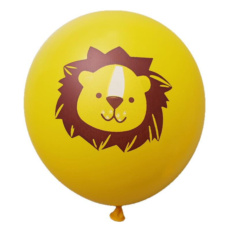 Balões de Látex Espessos com Tema de Animais da Selva para Decorações de Festa de Aniversário Infantil