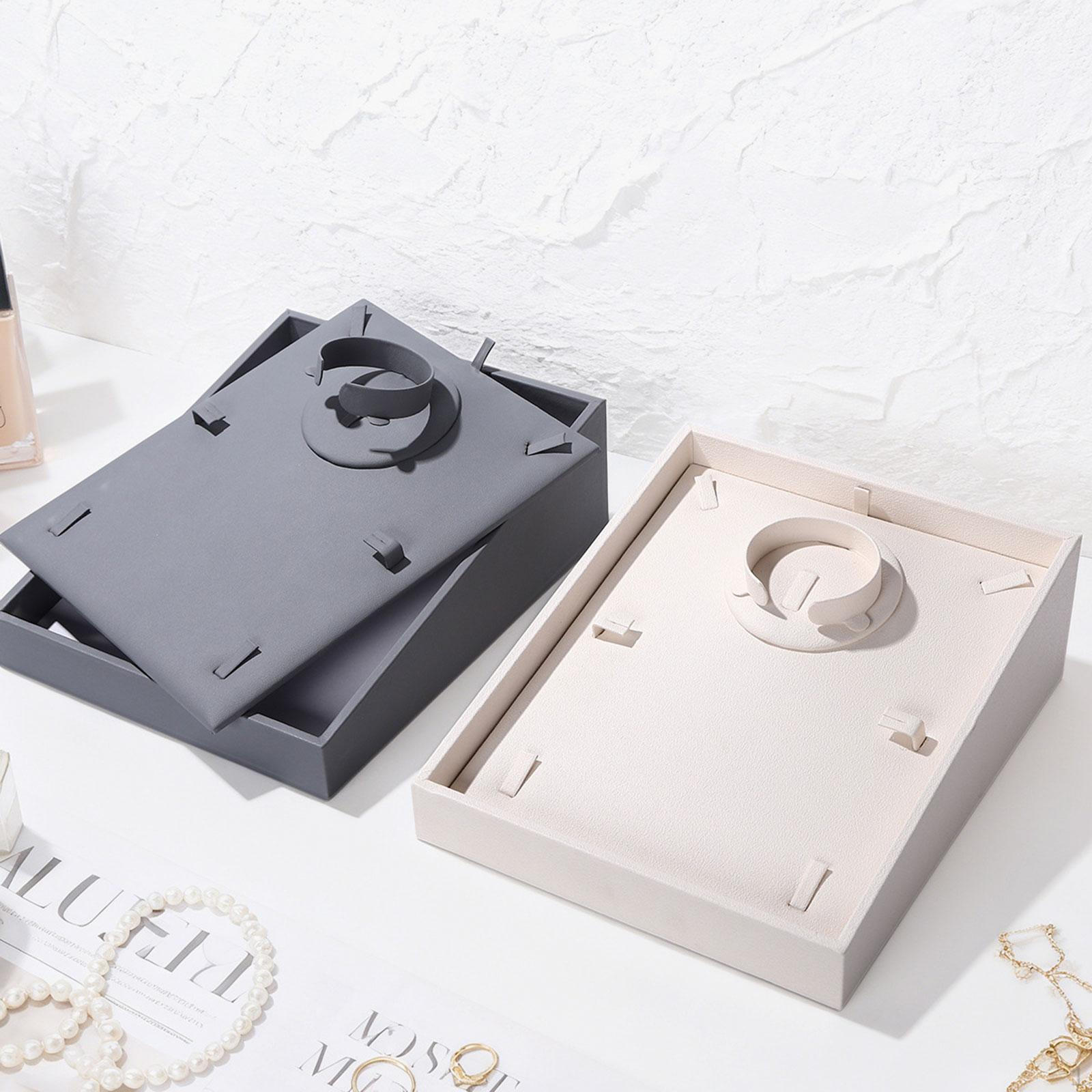 Jewelry Organizer Tray Display Holder Elegant, Portable, Prop Versatile Storage for