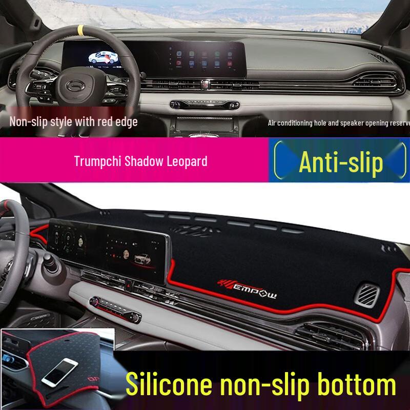 Tapis Pare-Soleil Antireflet, Isolant Thermique, Antidérapant pour Tableau de Bord GAC Trumpchi GS3 / GS8 / GM8
