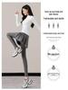 Women's Small Yoga & Fitness Set: Half-Zip Long Sleeve Top, Skirt, and Pants for Spring & Autumn