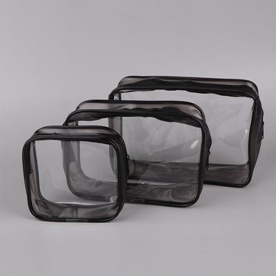 1Pc Bolsa de maquiagem transparente Moda Transparente Viagem Portátil Mini Bolsas de armazenamento de lavagem Mulheres Organizador de zíper Bolsa de cosméticos