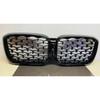 BMW X4 G02 LCI Front Bumper Grille - All Black, Star Design with Holes