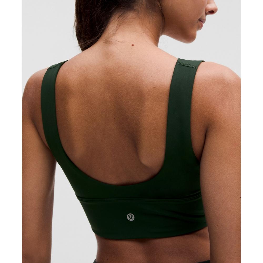 Lululemon Align  V Neck BrA  Light Support  A B Cup rAinforest Green