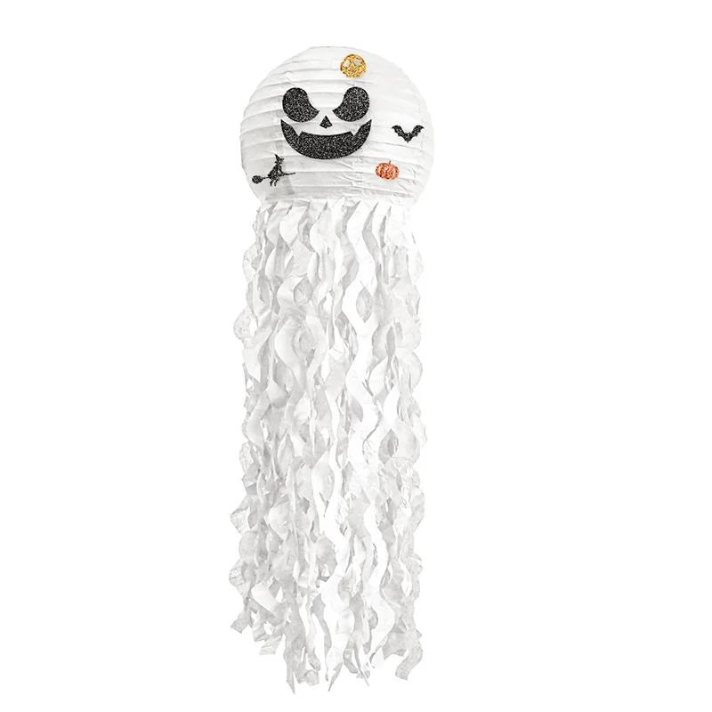 Halloween Jellyfish Pumpkin Paper Lantern DIY Ghost Party Pumpkin Bat Trick Or Treat Home Shop Decor Happy Halloween Day
