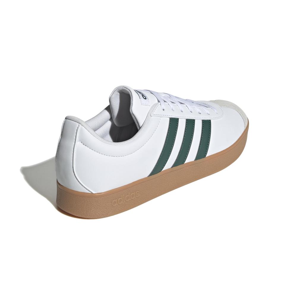 Adidas VL Court Base NLF52 Footwear One Size Cm Sneakers, White/College Green/Grey (ID3710), 23.0