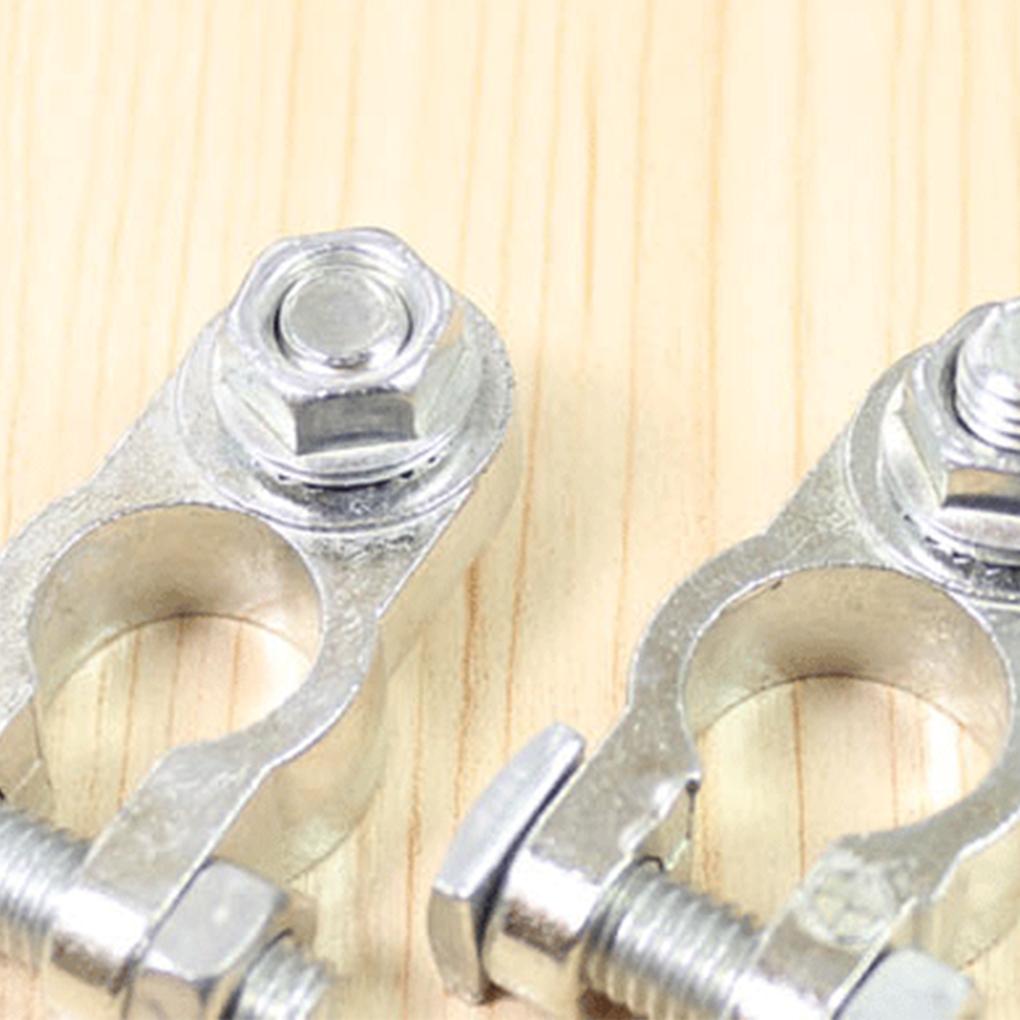 2pcs Terminal Car Electrical Wire Terminal Car Battery Terminal Terminals Connector Easy To Operate