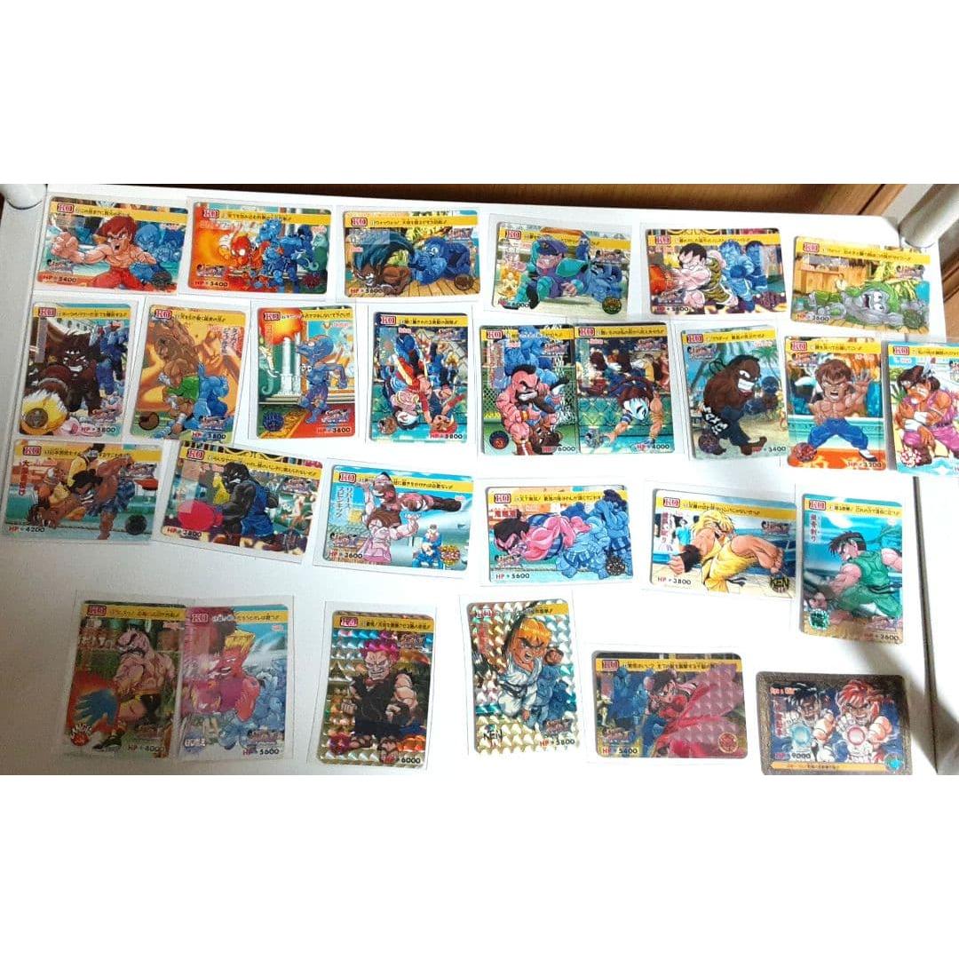 Used Street Fighter II Carddass 27 pieces set