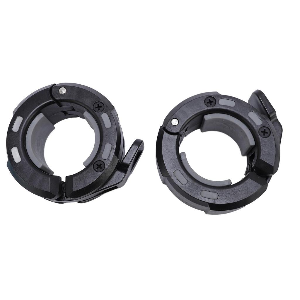2PCS Barbell Clamps Magnetic Quick Release Weight Bar Plate Locks Collar Clips for 50mm Barbell Workout Weightlifting