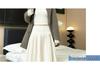 Maternity Woolen Pleated High-Waisted A-Line Long Skirt for Autumn/Winter 2026