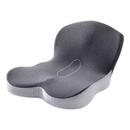L-Shaped Seat Cushion Memory Foam Cushion with Back Support Sciatica Relief Seat Cushion for Office Chair Car Seat Wheelchair Long Hours Sitting