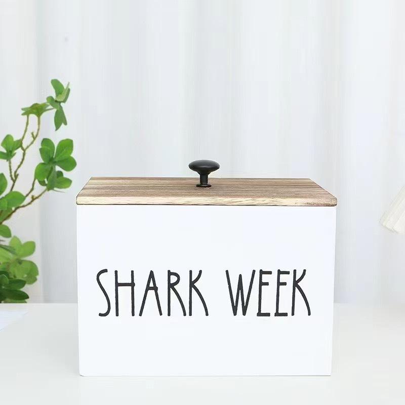 

1Pc Tampon Holder Storage for Bathroom Feminine Wood Container Box Organizer Tampon Pad Cotton Holder Storage Organizer Box 20x13x13cm білий
