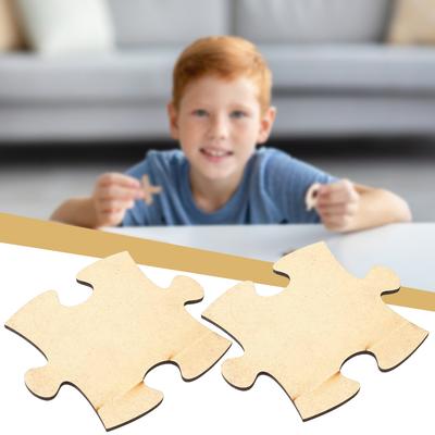100 Stück Leere Puzzles Multifunktionale DIY Puzzle Teile Tolle Geschenkidee