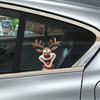 Christmas Car Stickers: Waterproof Santa Claus & Reindeer Decals – Fit for Car Window Decor, Computer Decorative Use