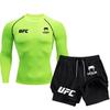 UFC Double Layer Long Sleeve Sports Training Set for Outdoor Running