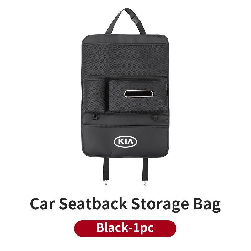 Car Anti-Kick Pad Seatback Organizer Trunk Storage Bag Accessories For KIA Rio K6 Sportage Ceed Sorento Picanto Stinger Optima C NK2