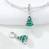 Copper Christmas Tree Decoration Beads Original Pendants Bracelet Charm Jewelry Party Diy Trendy Gifts