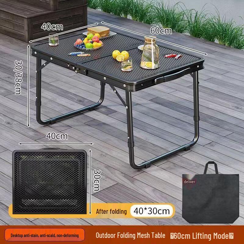 Outdoor Portable Folding Camping Mesh Table