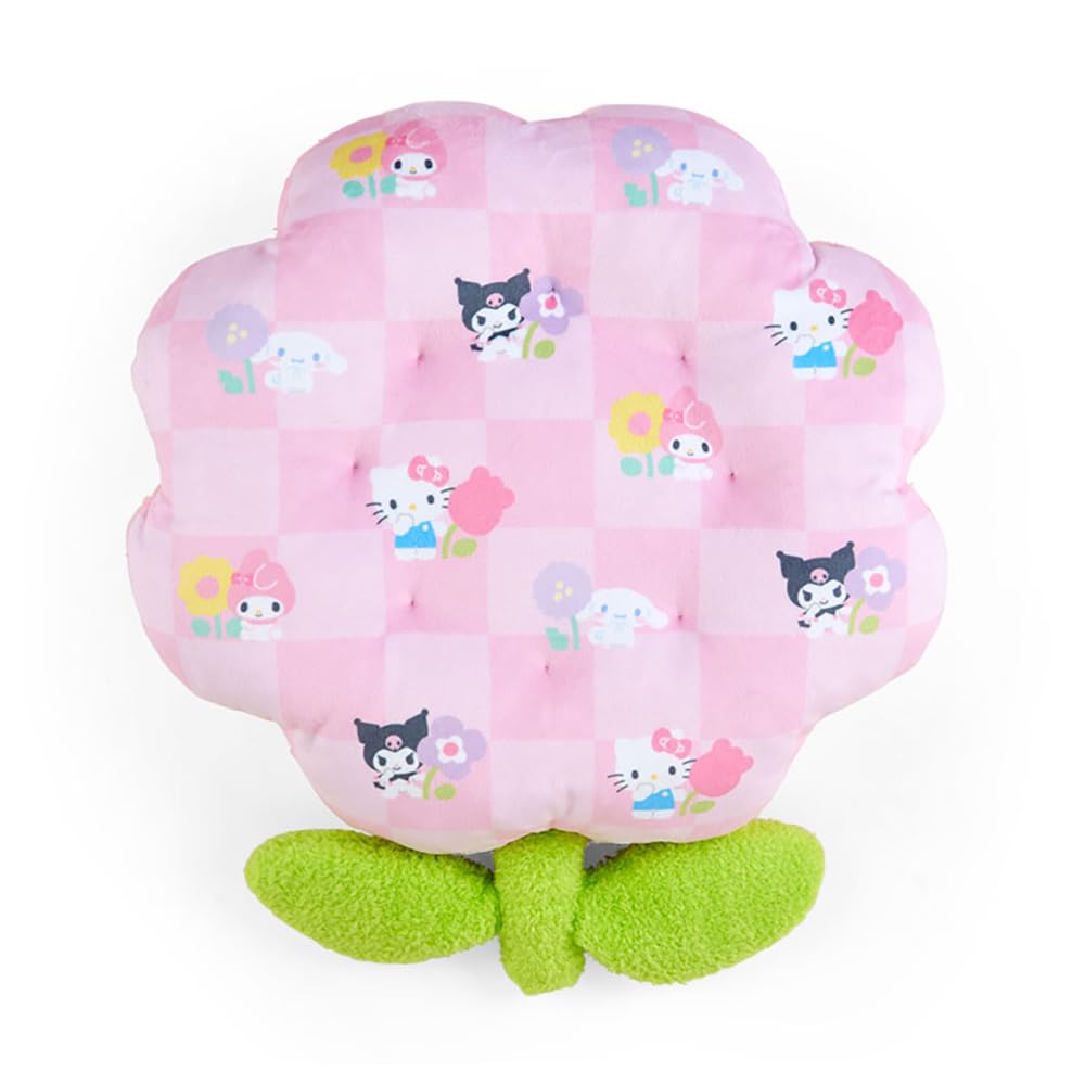 Sanrio Sanrio Characters Cushion Pastel Checkered 45 X 35 X 6 Cm Character SANRIO 848859