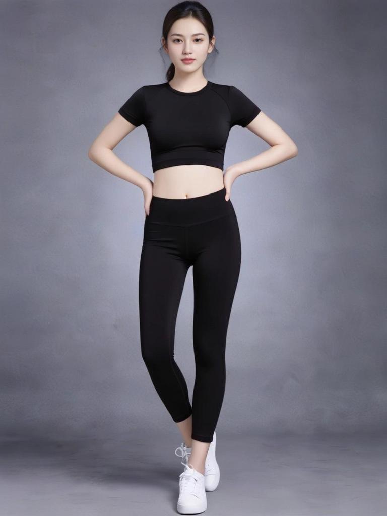 2025 Women's Quick-Dry Yoga & Running Set: Short Sleeve Suit for Hiking, Morning Runs, and Gym Workouts.