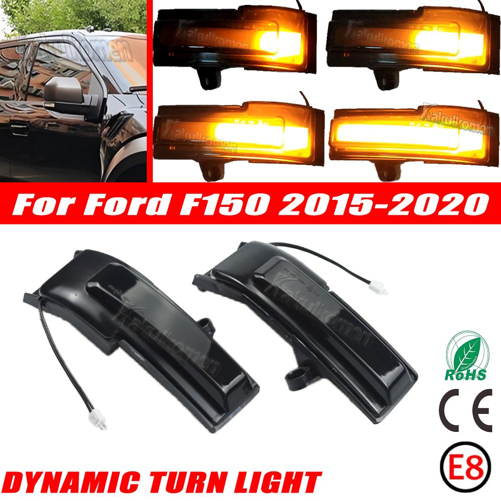 LED Dynamic Turn Signal Side Mirror Sequential Light Lamp For Ford F150 2015 2016 2017 2018