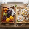 Rectangular Food Serving Tray Smooth Desktop  Tray Exquisite Multi Purpose  Tray  Home Tea Serving