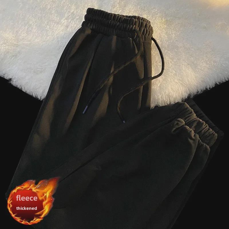 Women's Thickened Velvet Harem Sweatpants: Warm, Casual, Small-Size Leggings for Autumn/Winter