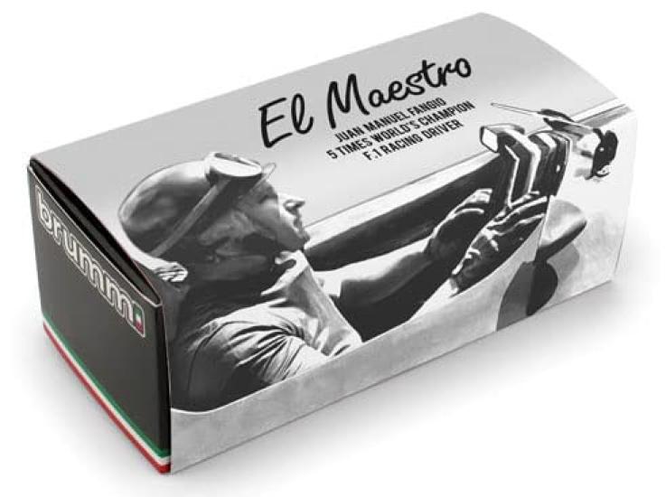 BRUMM 1/43 Ferrari F1 D50 1956 Monaco GP Weltmeister Fangio mit Figur
