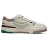 Li Ning 001 BTC PREMIUM Cow Leather, Textile Comfortable Slip Resistant Low Top Skateboard Shoes Men's Bone White AGCT101-2
