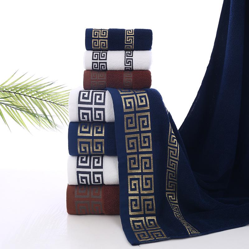 Dark Color Non-Fading Grid Hotel Strapless Wrap Towel - Large Bath Towel, Customizable Logo Gifts.