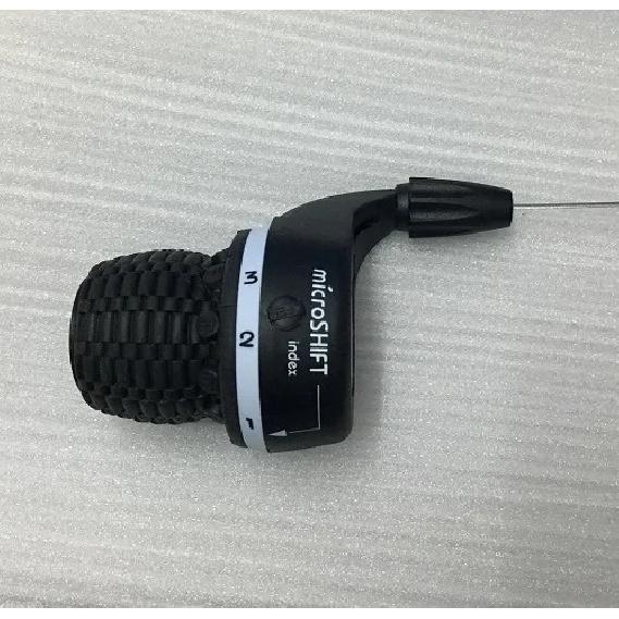 microshift 24S Twist Grip Gear Shifters Trip 3X6/7/8 Speed Twist Shifter Bicycle Bike Shifter Derailleur Compatible for Shimano 3X7S Left Shift