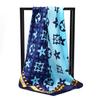 90x90cm Neue Damen Luxus Print Satin Seiden Schals Quadratischer Schal Hijab Halstuch Damen Haarband Stirnband Wickeltuch Bandana