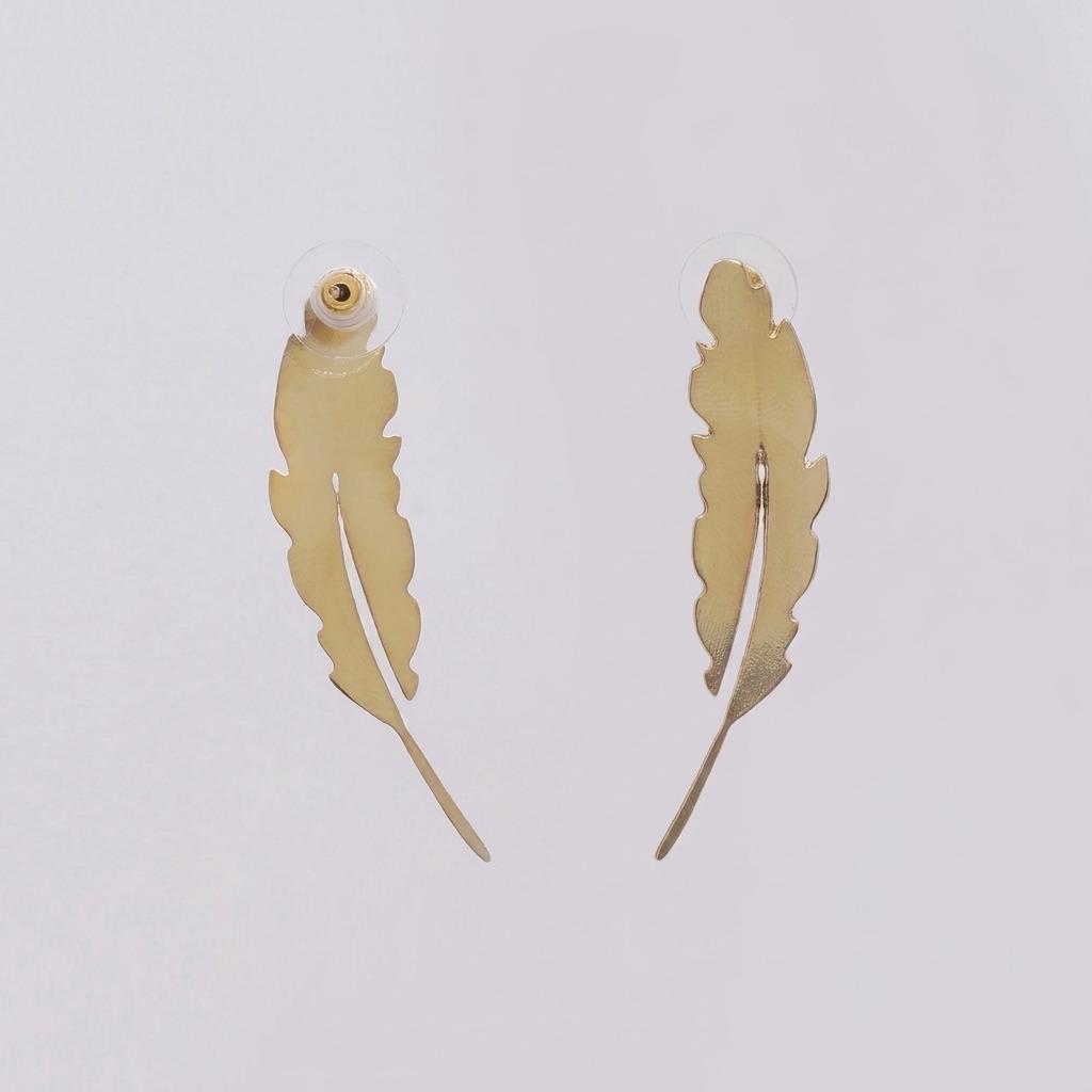 Alma Fern Handmade Brass Earrings