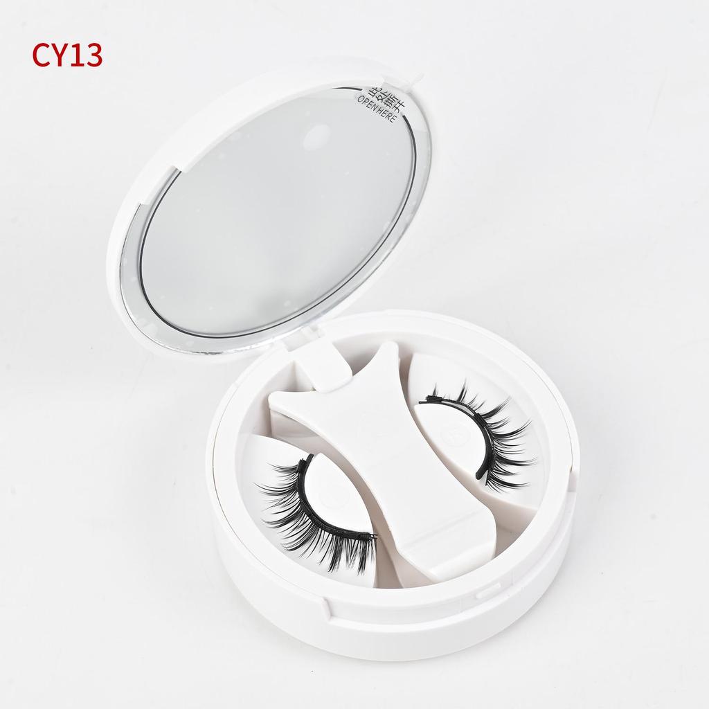 Magnetic Reusable Eyelashes in Glue-Free Portable Case for Beginners