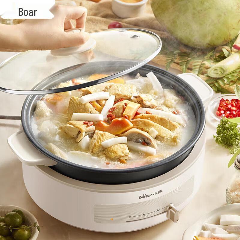 Bear 4L Multi-Function Electric Pot CN plug (adapter included)