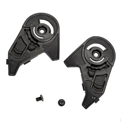 2 Piese Casca Motociclete Baza Vizor cu Suruburi Accesorii Piese de schimb Casca usor de instalat