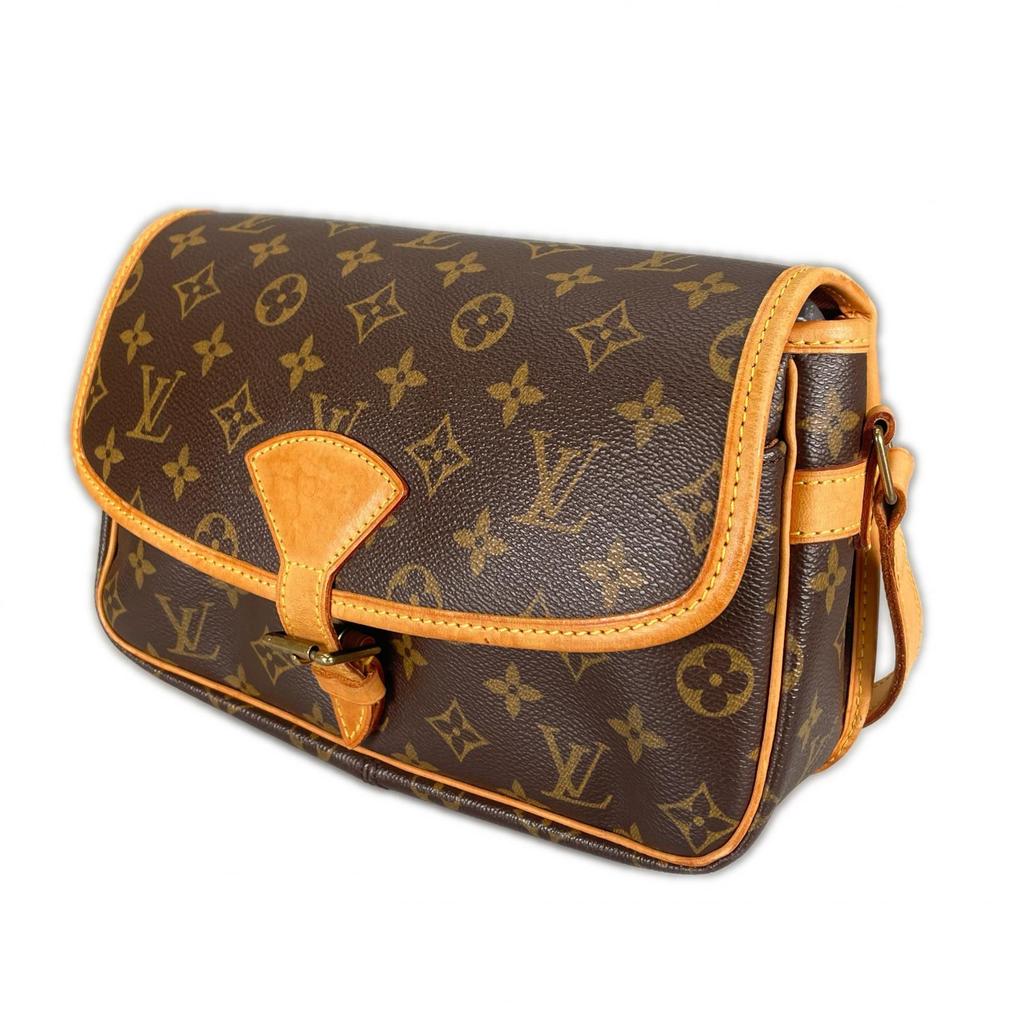 Louis Vuitton Sologne M42250 Shoulder Bag Brown Women Used