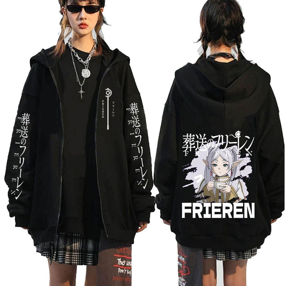 

Anime Frieren Beyond Journey Hoodies Men s Women Clothing Fleece Autumn Hooded Sweatshirts Jackets Coats S