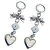 Fashionable Dice Earrings Charm Trendy Ear Pendant Ornament Modern Dice Earrings for the Fashion Forward Crowd