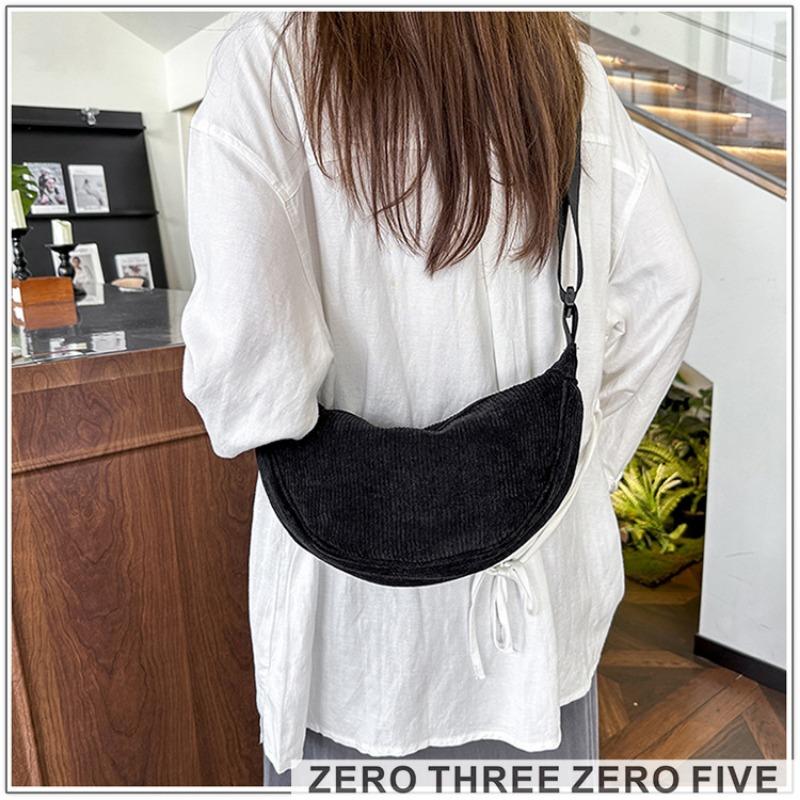 New Fall Winter Trendy Dumpling Bag Lightweight Small Crossbody Bag Underarm Shoulder Bag Women